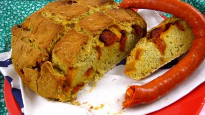 Image : Cuisine du Portugal - Pain au chorizo