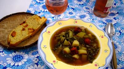 Cuisine diététique : Assiette Caldo verde, soupe façon portugaise