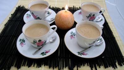 Boissons : Tasses de café au chocolat