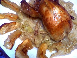 Recette Cailles au chou