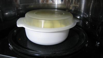 Côtes de porc et sa purée d'aubergines - 3.4