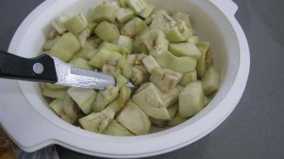 Côtes de porc et sa purée d'aubergines - 7.3