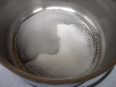 Ingrédients pour la recette : Caramel