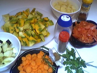 Ingrédients pour la recette : Velouté de courge minceur