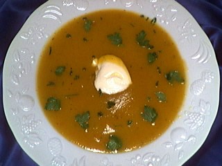 Recette Velouté de courge minceur
