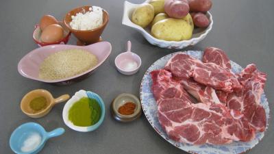 Ingrédients pour la recette : Côtes de porc panées