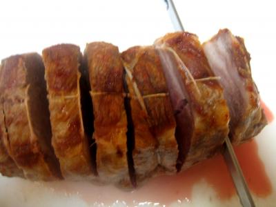 Rôti de porc farci au jambon et reblochon - 7.1