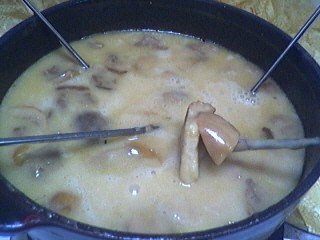 Recette Fondue savoyarde aux cèpes