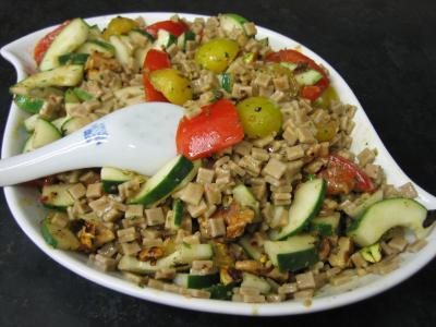 Salade végétarienne aux crozets