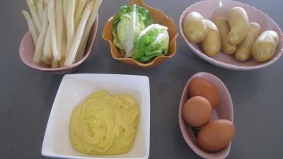 Ingrédients pour la recette : Salade Argenteuil
