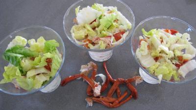 Verrines de homard en salade - 7.1