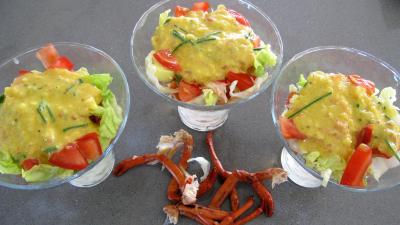 Verrines de homard en salade - 7.3