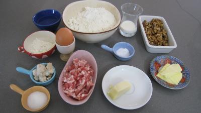 Ingrédients pour la recette : Cake aux noix