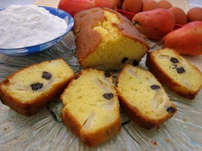 Recette Cake à la poire