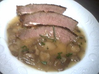 Chevreuil au vin blanc