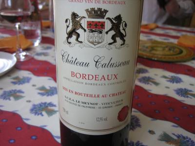 Image : Vins de Bordeaux - Château Calusseau