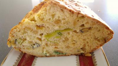 Recette Cake aux pignons et aux poireaux
