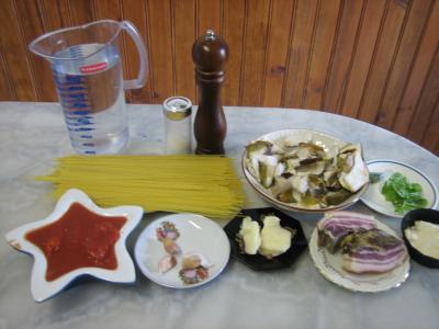 Ingrédients pour la recette : Capellini aux cèpes