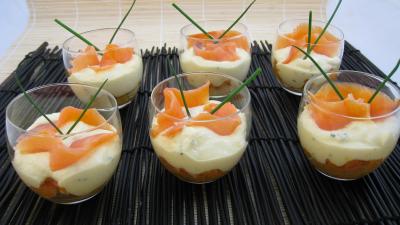 menthe : Verrines de mascarpone