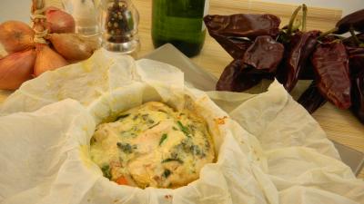 Cuisson en papillote : Papillotes de blancs de poulet aux herbes aromatiques et roquefort