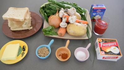 Ingrédients pour la recette : Velouté de bettes