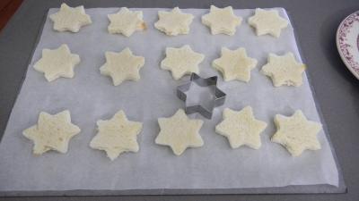 Canapés au jambon et à la fourme d'Ambert - 1.2