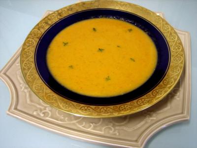 Cuisine diététique : Assiette de crème de cardon