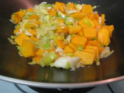 Crevettes au lait de coco et sa polenta - 14.2