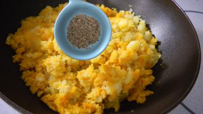Potimarron et pommes de terre aux oignons confits - 5.4