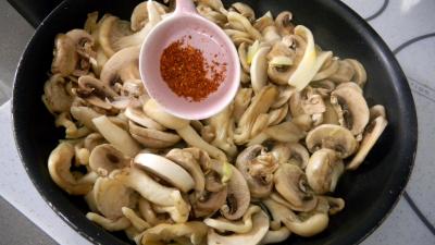 Merlan aux champignons de Paris et pleurotes - 8.4