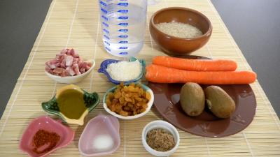 Ingrédients pour la recette : Riz à la noix de coco