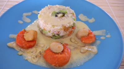 Recette Saint-Jacques parfumées au safran