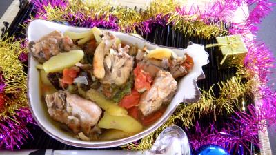 Cuisine diététique : Saladier de ragoût de lapin