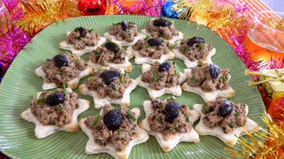 canapé au thon