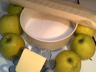 Ingrédients pour la recette : Tarte tatin aux pommes