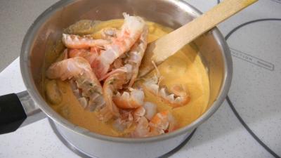 Feuilletés de langoustines et de crevettes - 7.3