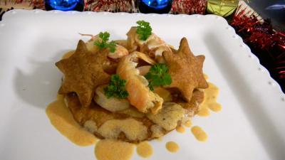 Feuilletés de langoustines et de crevettes - 8.1