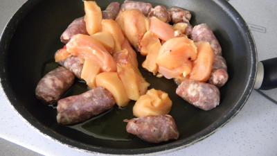 Salade de truite fumée et sa brochette de viandes - 4.3
