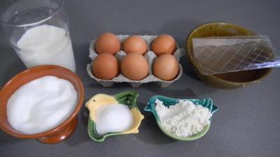 Ingrédients pour la recette : Crème chiboust