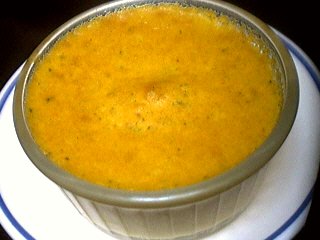 Cuisine diététique : Petit flan de potiron