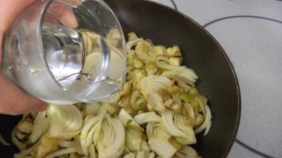 Lieu noir sauté aux pâtes et aux légumes - 5.3