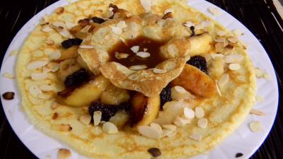 Recette Crêpes aux fruits frais