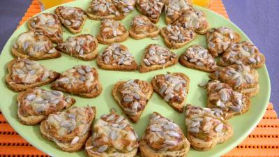 Recette Canapés aux courgettes