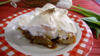 Tarte tatin meringuée