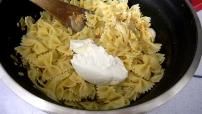 Ricotta et ses pâtes papillon aux endives - 5.4