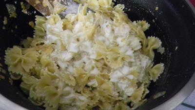 Ricotta et ses pâtes papillon aux endives - 6.2