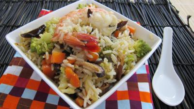 Recette Riz minceur aux crevettes