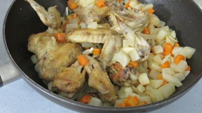 Ailerons de poulets sautés aux navets - 9.1