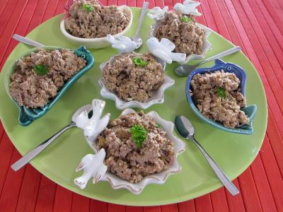Image : recette Hachis de foies de poulet à la juive