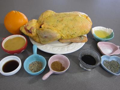 Ingrédients pour la recette : Canette au miel et au thym
